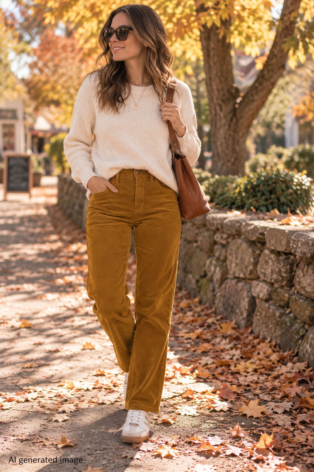 Carmel color corduroy pants size 27