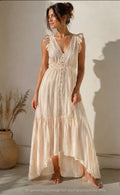 Vintage Betsey Johnson White Maxi Dress Size XS