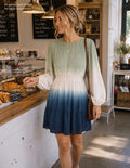 Whimsical Cotton Ombre Dress Size Medium