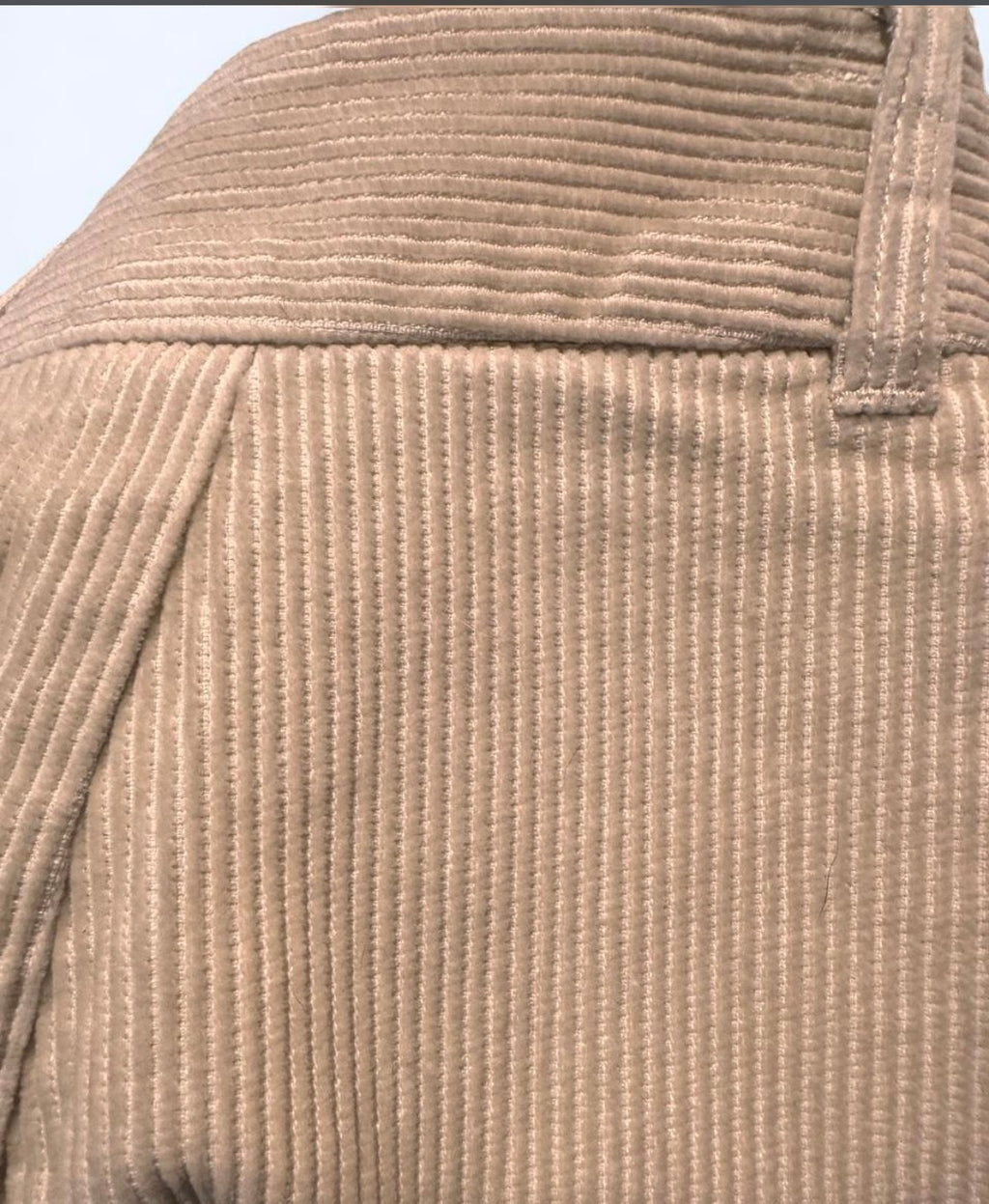 Dreamy Cream Corduroy Wide-Leg Pants