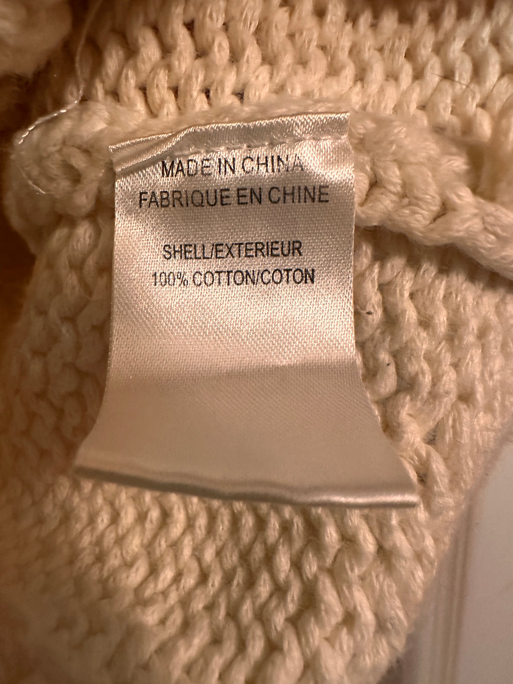 Creamy, Soft Theory Vest Size X-Small