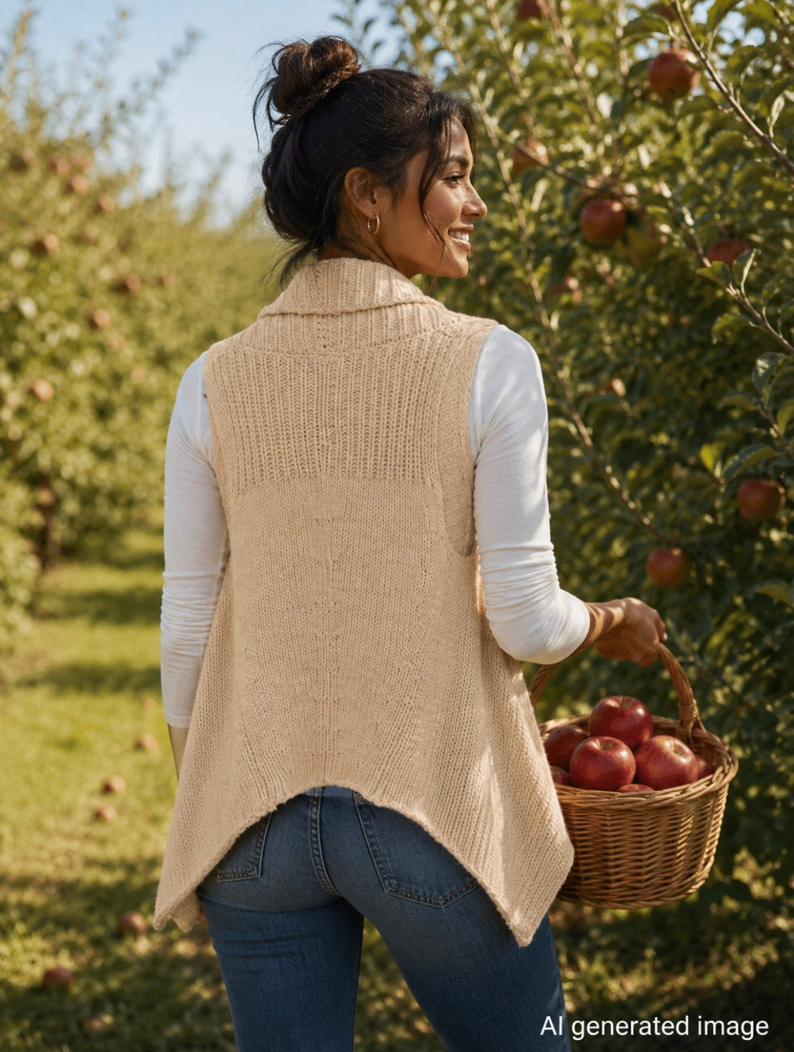 Creamy, Soft Theory Vest Size X-Small