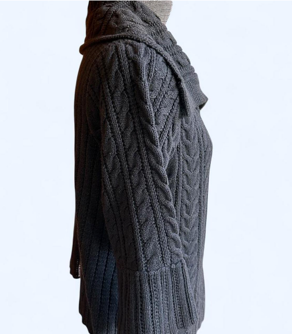 Chunky Knit Gray Sweater