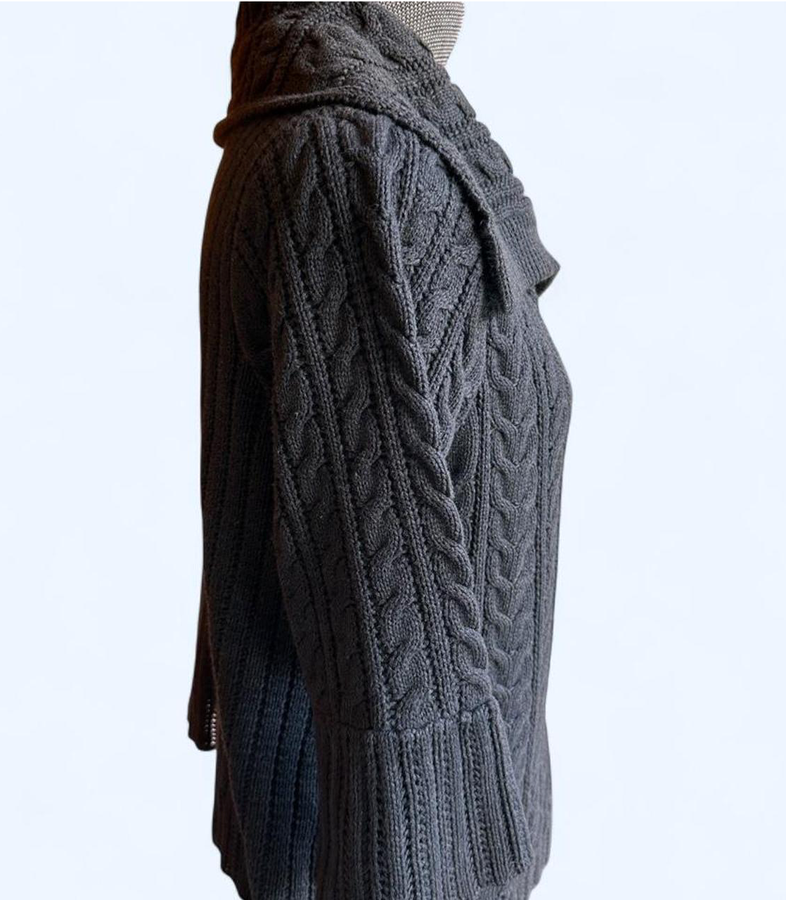 Chunky Knit Gray Sweater