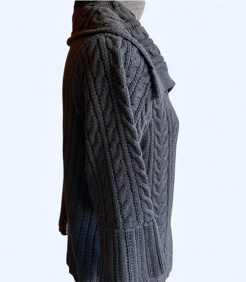 Chunky Knit Gray Sweater