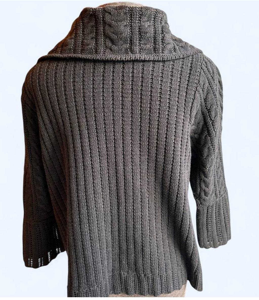 Chunky Knit Gray Sweater