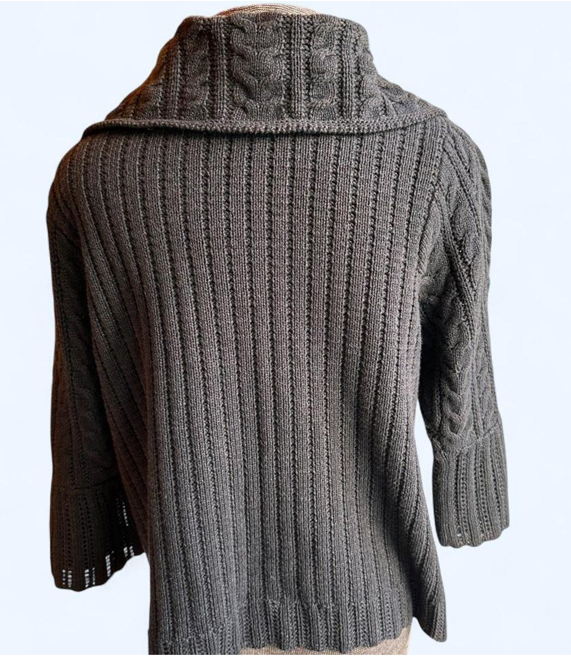 Chunky Knit Gray Sweater