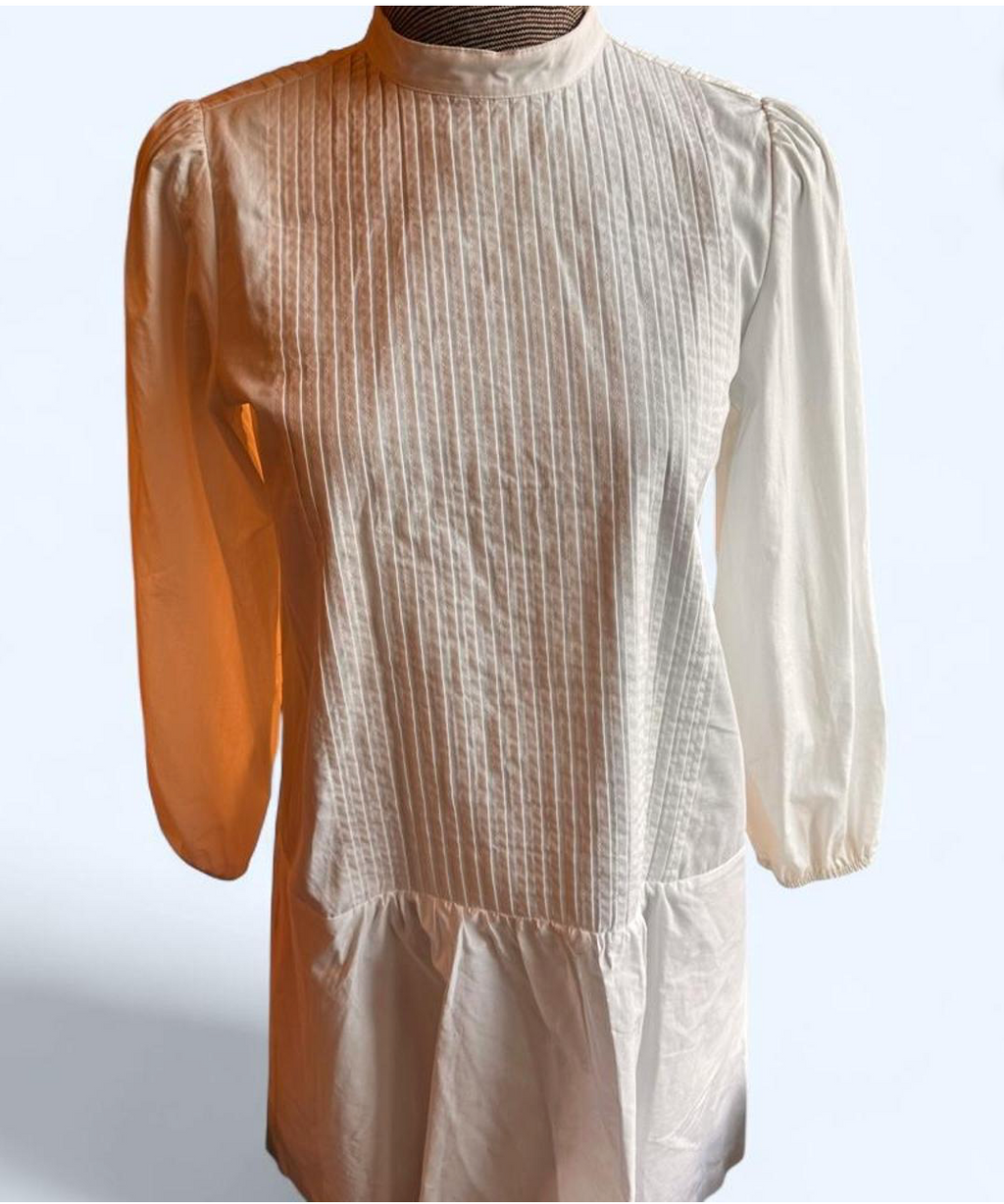 Simple, White Zara Dress in Pure White
