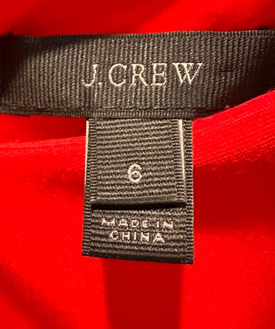 Charming Red Wool Dress
