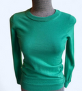 Vibrant Green Merino Wool Sweater