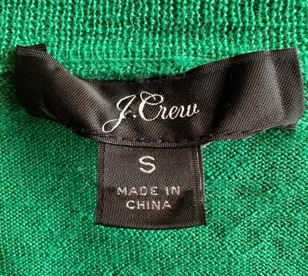 Vibrant Green Merino Wool Sweater