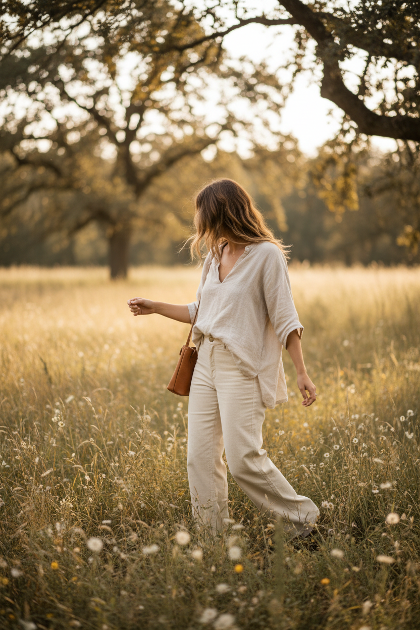 Dreamy Cream Corduroy Pants